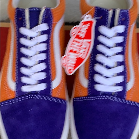VANS OLD SKOOL P&C Bl/Apricot Buff - Picture 7 of 16